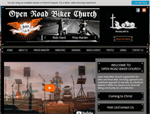 Tablet Screenshot of mybikerchurch.com